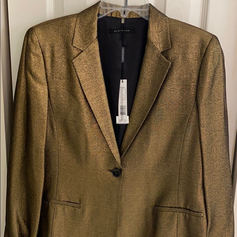 Never worn - Elie Tahari gold blazer